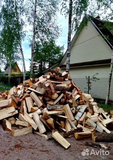 Дрова Береза от 1 куба в Сертолово
