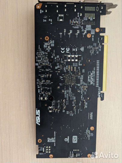 Видеокарта asus GeForce GTX 1050 Ti strix OC 4 GB