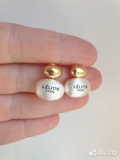 Серьги celine