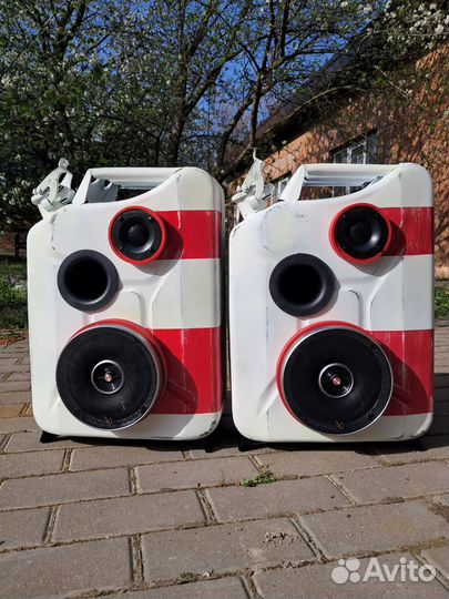 Колонки акустические в стиле Loft,новые,комплект