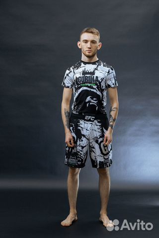 Комплект(футболка и шорты) Gorilla White