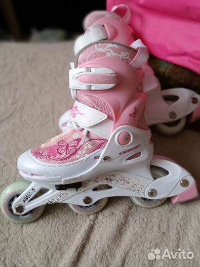 Ролики детские раздвижные+защита и шлем