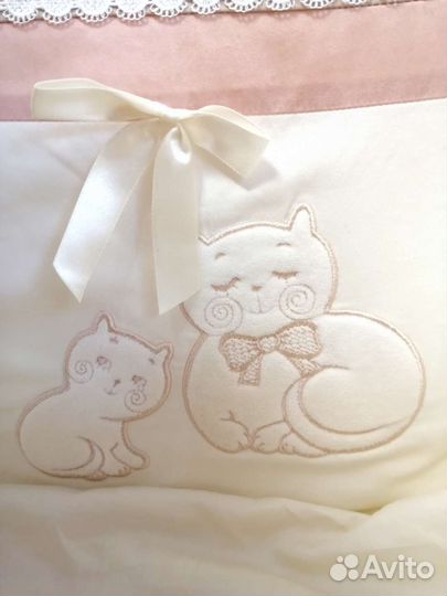 Комплект постельного белья в кроватку 