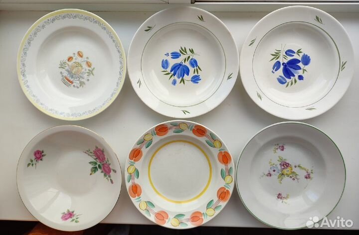 Фарфоровые тарелки СССР