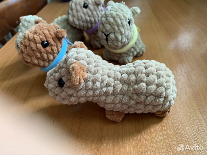 Капибара игрушка вязаная