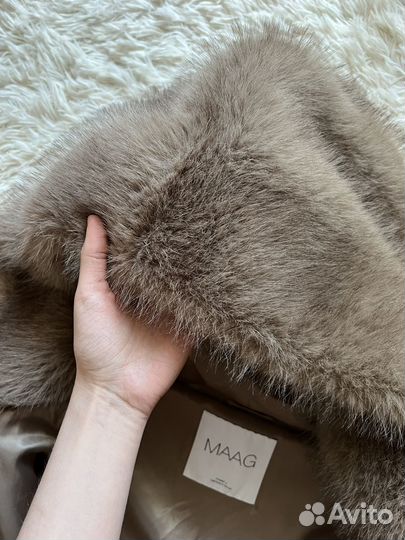 Шуба с капюшоном