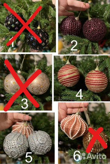 Шарики на елку и ангелочки