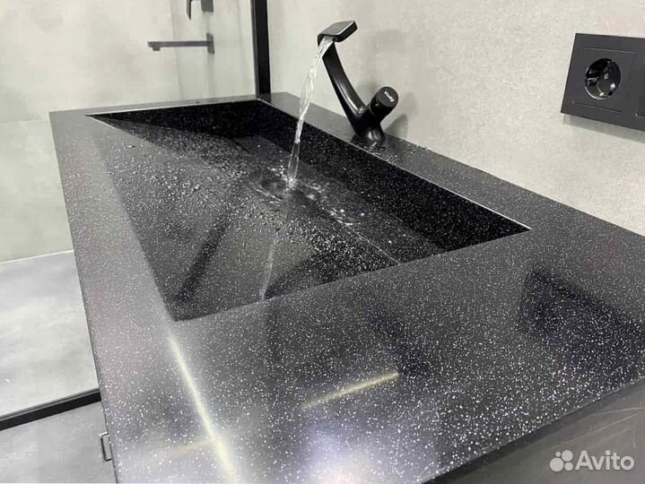 Столешница в ванную из камня Stratos