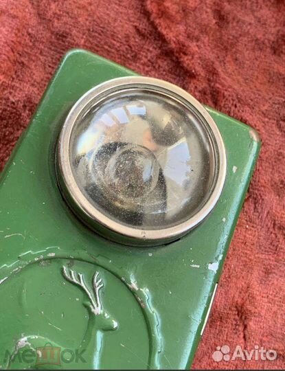 Фонарик СССР с линзой. гснх Горьковский Совнархоз