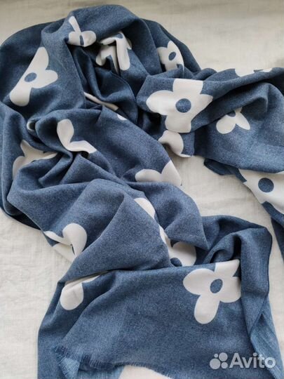 Палантин Venera, цвета синий и серый