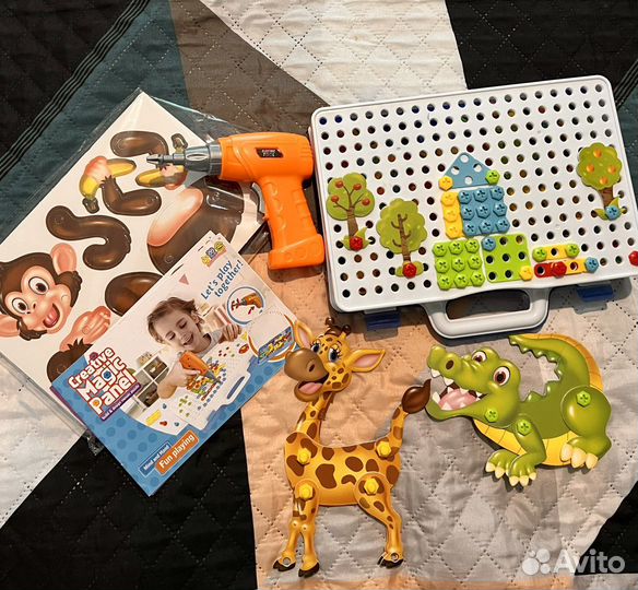 Конструктор мозайка с шуруповертом