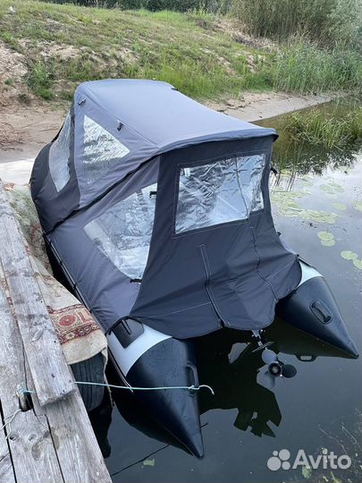 Лодка надувная 360 с мотром