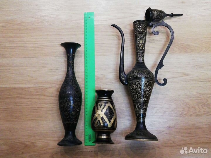 Подсвечник. Ваза. Графин