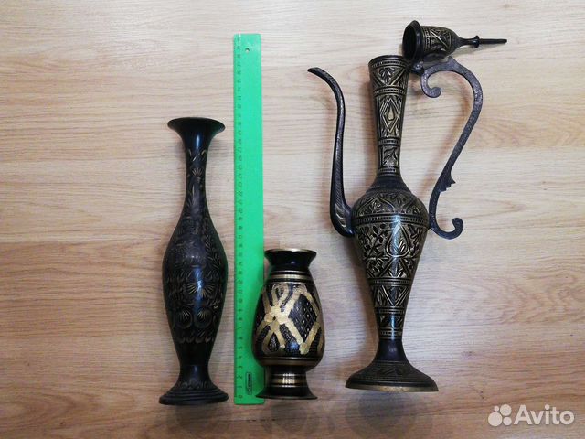 Подсвечник. Ваза. Графин