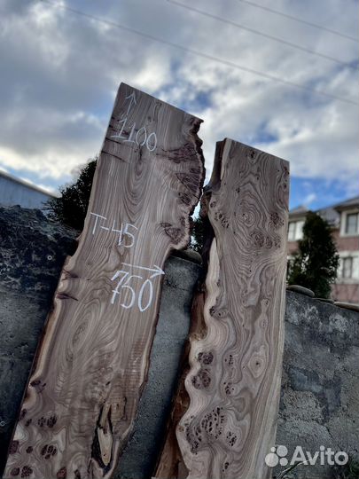 Слэб дерева карагач, заготовки стол река