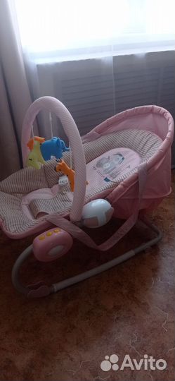 Шезлонг для новорожденных babyton