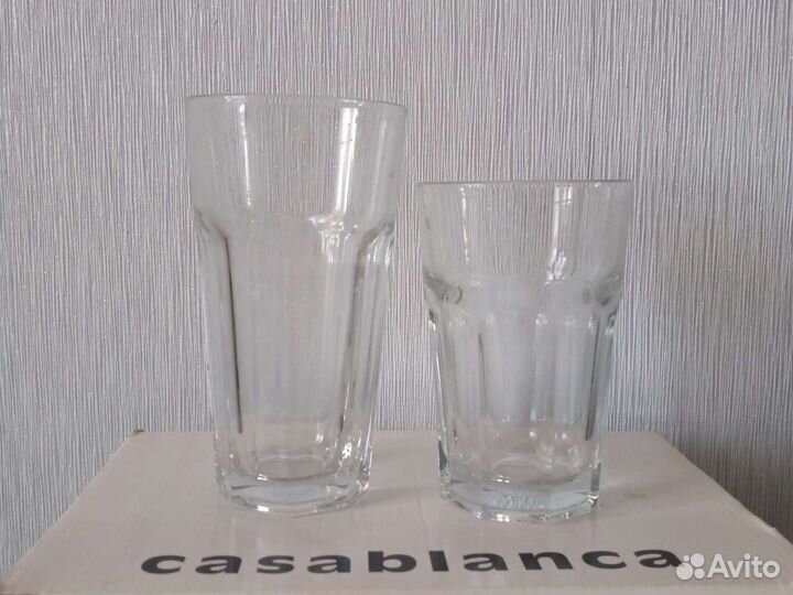 Бокалы Касабланка б/у