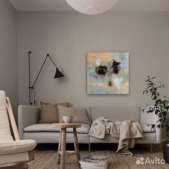 Картина маслом интерьерная абстракция