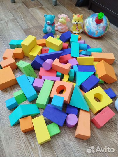 Игрушки мягкий конструктор