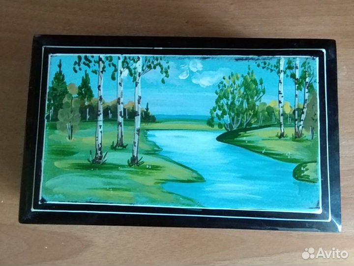 Шкатулка деревянная производство СССР