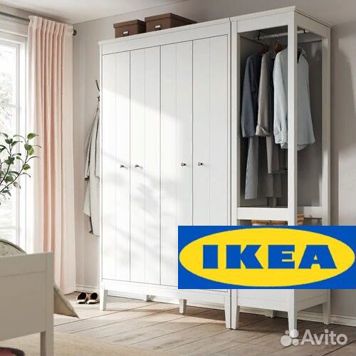 Шкаф гардероб икеа IKEA idanаs иданас Доставка РФ