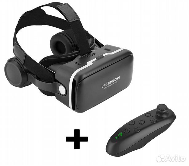 Очки VR Shinecon для смартфона + джойстик