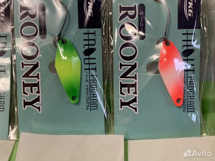 Форелевые блесны Rooney 2.2 гр набором