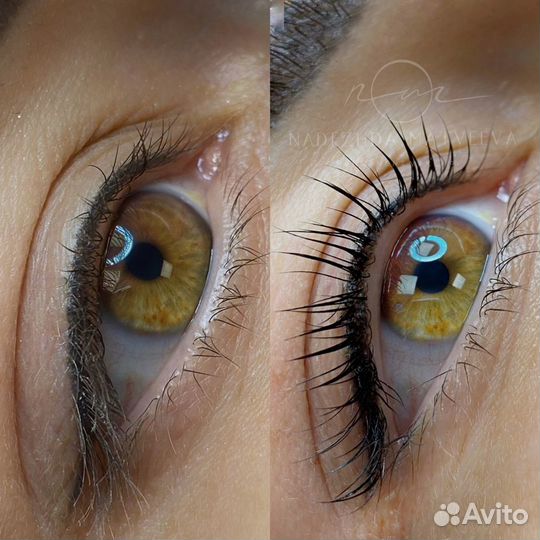 Ламинирование ресниц, коррекция окрашивание бровей