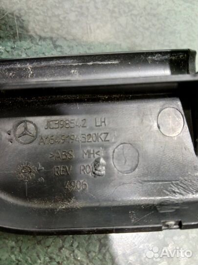 Заглушка полозьев сиденья Mercedes-Benz M-Class