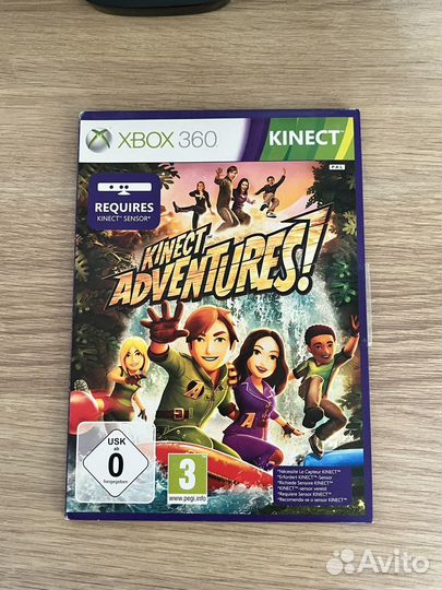 Xbox 360 Kinect, диск Kinect Adventures