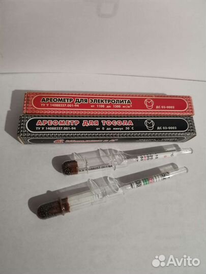 Ареометр для электролита тосола
