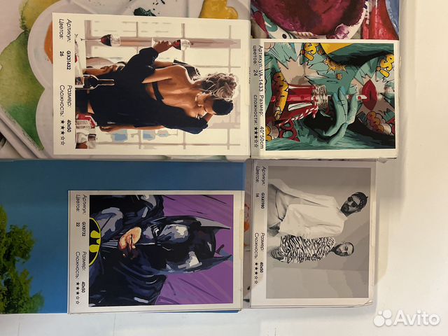 Картины по номерам Paintboy/Colibri/Raduga