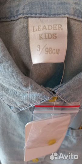 Рубашка для девочки новая р.98