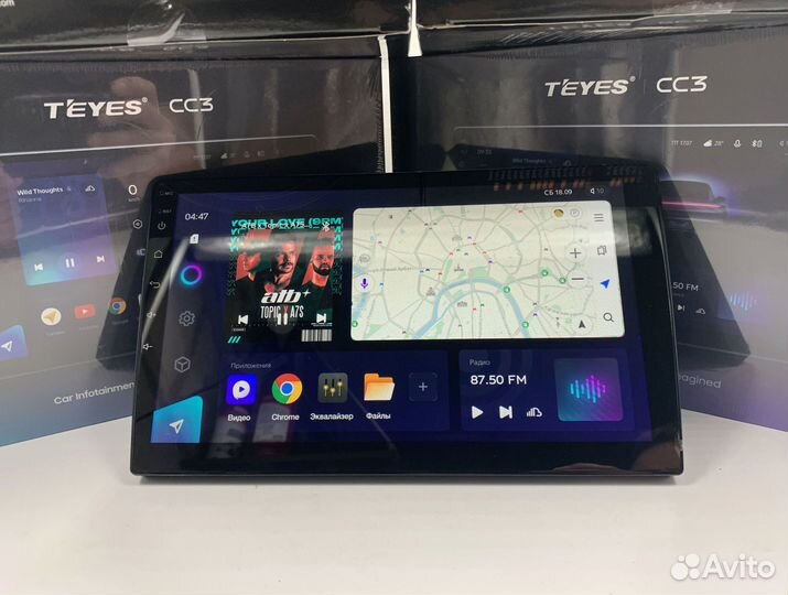 Магнитола Teyes CC3 4/64 для Хёндай Старекс 2008
