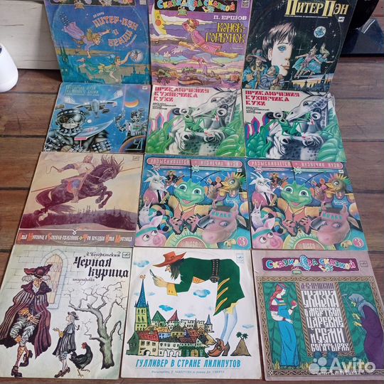 Виниловые пластинки СССР сказки