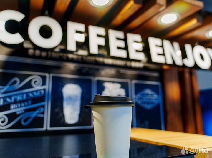 Cтойка в стиле Starbucks для кофейни