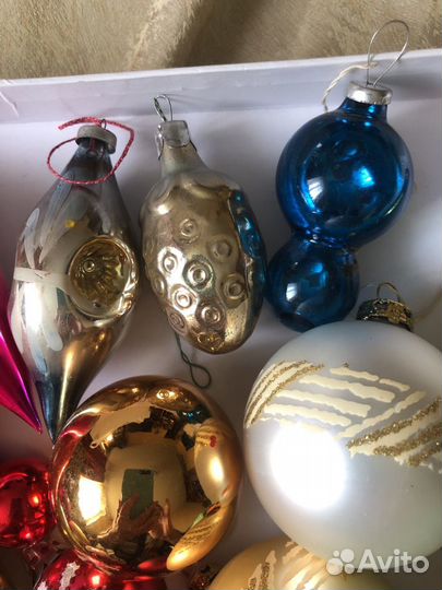 Елочные игрушки СССР одним лотом
