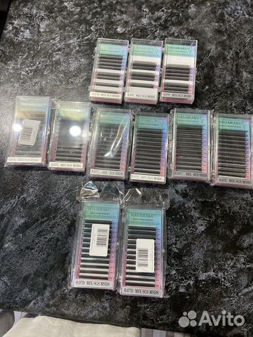 Ресницы для наращивания нагараку пучки