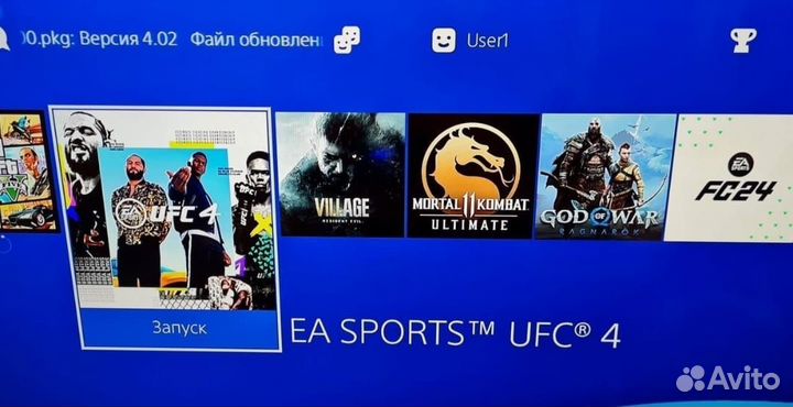 Sony PS4 Прошитая с 9000 играми