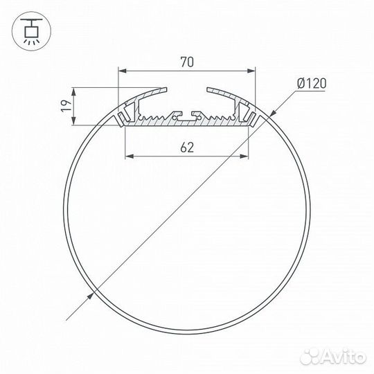 Профиль Arlight 20475
