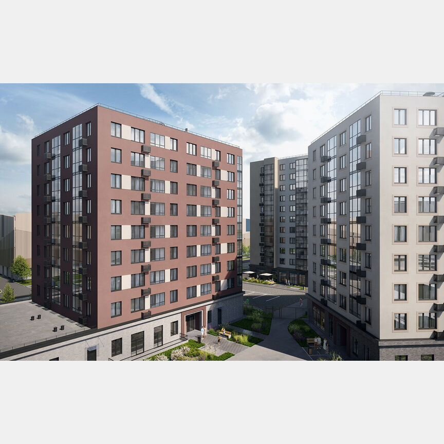 1-к. квартира, 38,5 м², 6/9 эт.