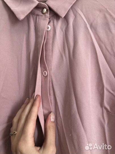 Рубашка розовая