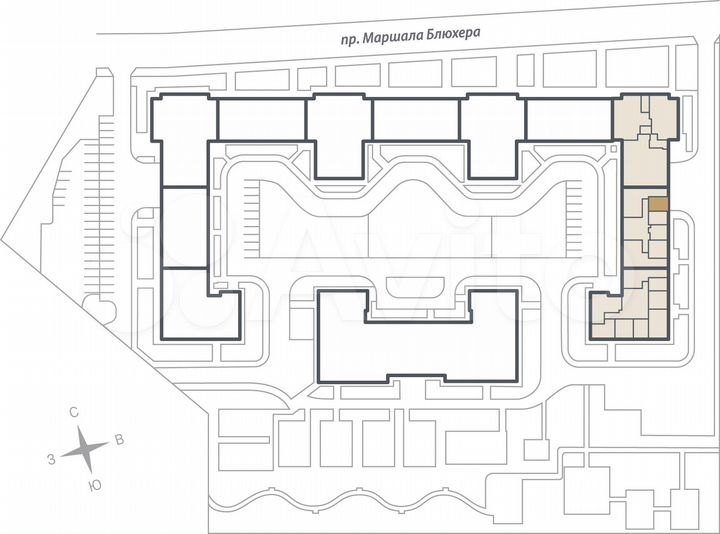 Квартира-студия, 27,4 м², 2/10 эт.