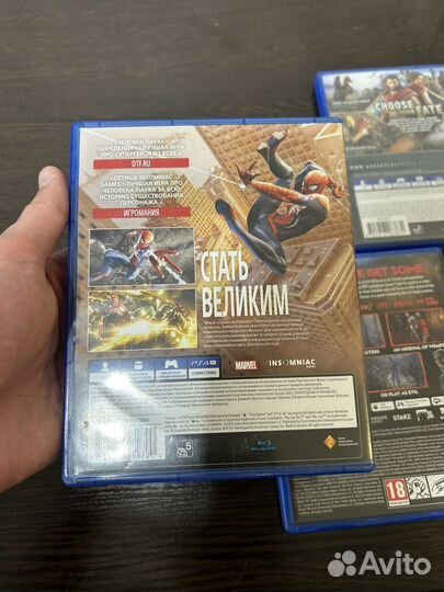 Игра PS4 PS5 Spider-man Assasins Creed Evil Dead