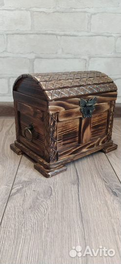 Деревянные шкатулки в ассортименте