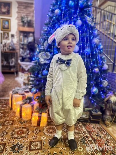 Костюм зайчика на новый год 116 размер