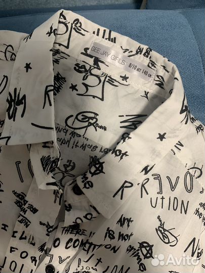 Рубашка белая новая для девочки