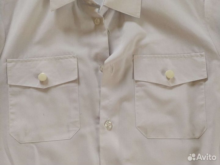 Блузка рубашка мвд женская белая 44 46 размер