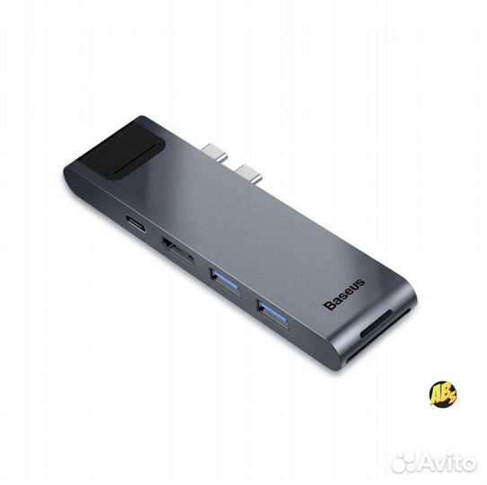 Baseus USB-C хаб с hdmi, LAN, USB 3.0, PD, SD,TF