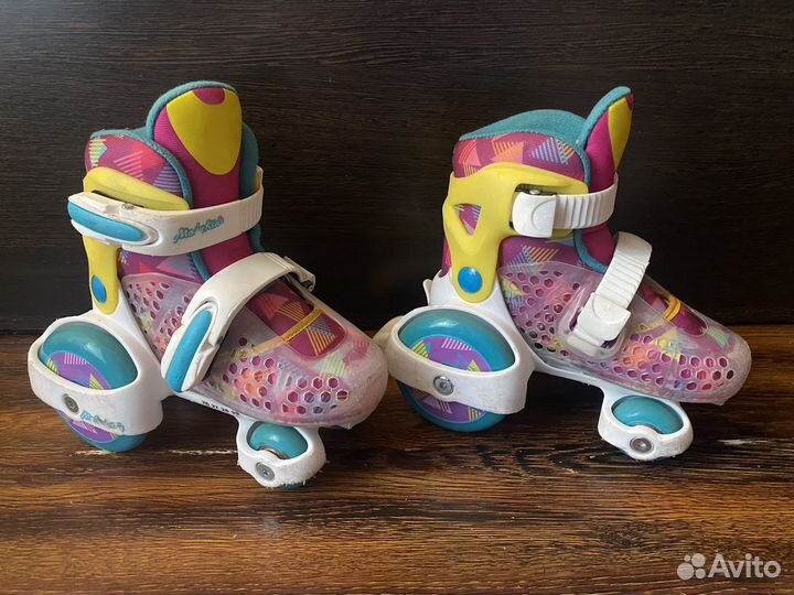 Роликовые коньки детские квадры 26-29 размер